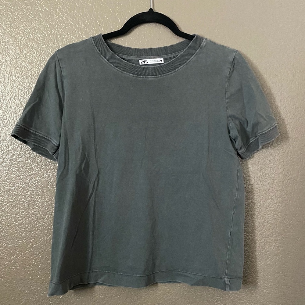 Zara Mid-length short sleeve T-shirt